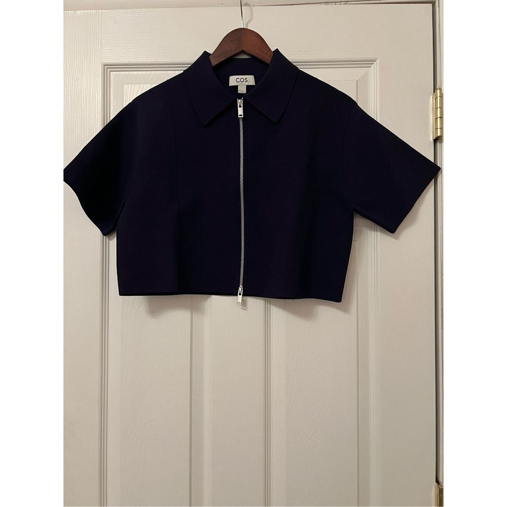 COS CROPPED KNITTED JACKET